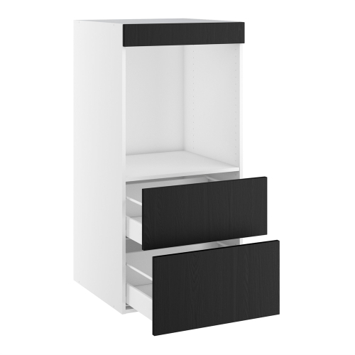 Kitchn Designskab til ovn nichemål 647x567 m/2 skuffer og blændstykke H:1248 D:580 B:600