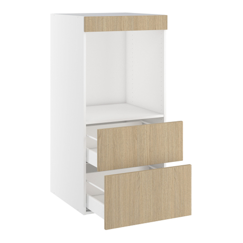 Kitchn Designskab til ovn med 2 skuffer 