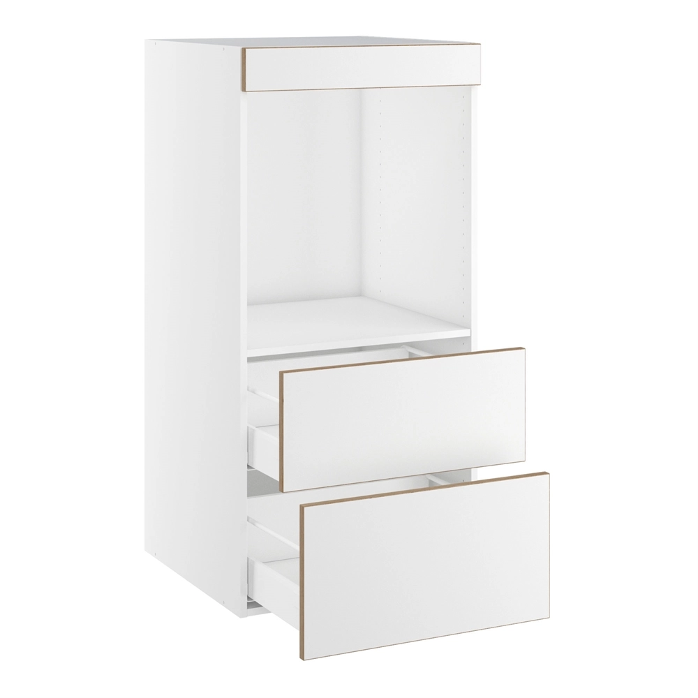 Designskap for korpus 647x567 m/2 skuffer og dekkstykke H:1248 D:580 B:600