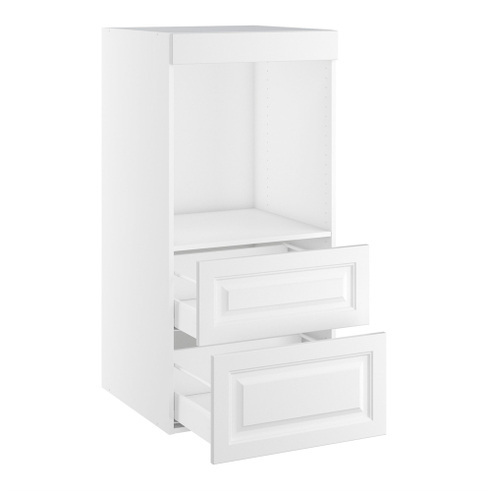 Kitchn Designskab til ovn nichemål 647x567 m/2 skuffer og blændstykke H:1248 D:580 B:600