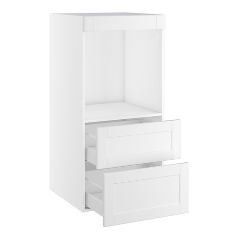 Kitchn Designskab til ovn nichemål 647x567 m/2 skuffer og blændstykke H:1248 D:580 B:600