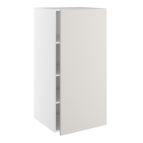 Designskab, 1 låge, 2 hylder, 1 konstruktionshylde. H:1248 B:400 D:580