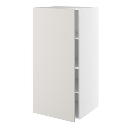 Designskab, 1 låge, 2 hylder, 1 konstruktionshylde. H:1248 B:600 D:580