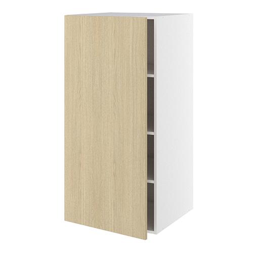 Designskab, 1 låge, 2 hylder, 1 konstruktionshylde. H:1248 B:600 D:580