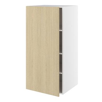 Designskab, 1 låge, 2 hylder, 1 konstruktionshylde. H:1248 B:400 D:580