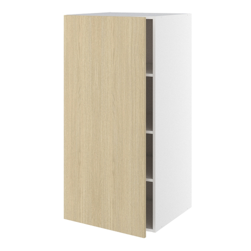 Designskab, 1 låge, 2 hylder, 1 konstruktionshylde. H:1248 B:400 D:580