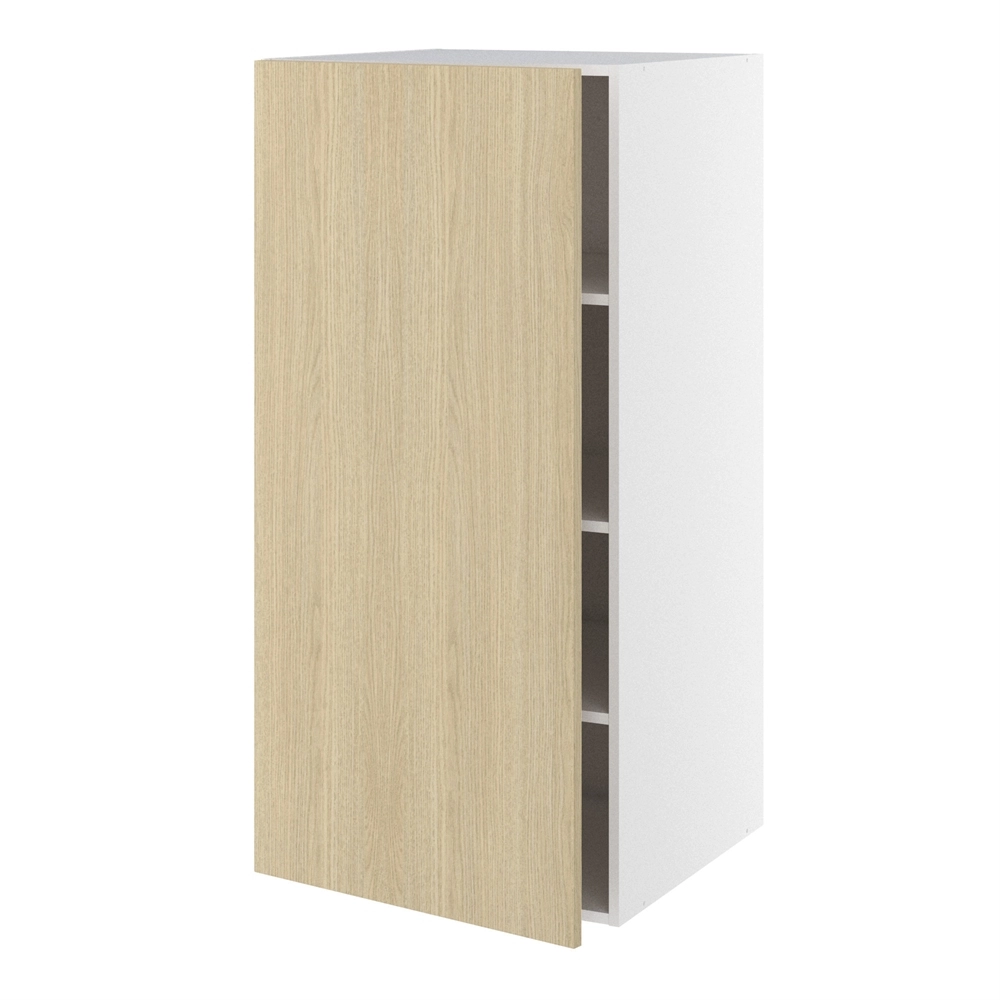 Designskab, 1 låge, 2 hylder, 1 konstruktionshylde. H:1248 B:400 D:580