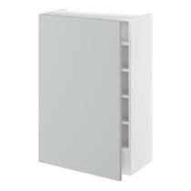 Kitchn Emhætteskab med aftagelig reol , 4 hylder og 1 låge H:896 D:320 B:600