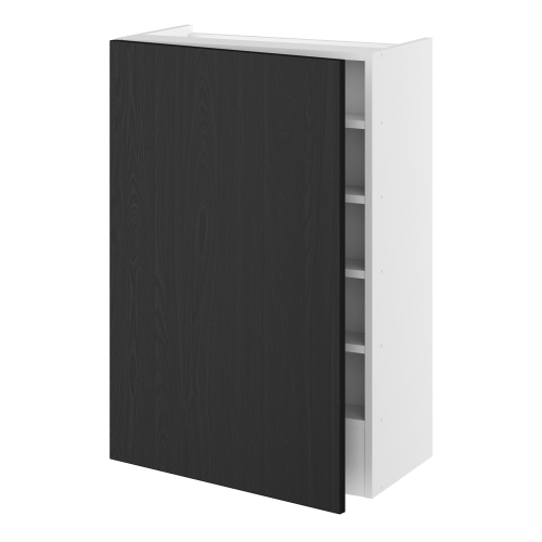 Kitchn Emhætteskab med aftagelig reol , 4 hylder og 1 låge H:896 D:320 B:600