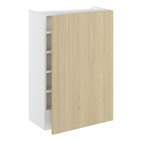 Emhætteskab, 1 låge, 3 hylder, m/aftagelig bagplade. H:896 B:600 D:320