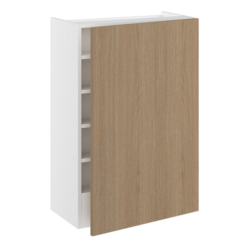 Emhætteskab, 1 låge, 3 hylder, m/aftagelig bagplade. H:896 B:600 D:320