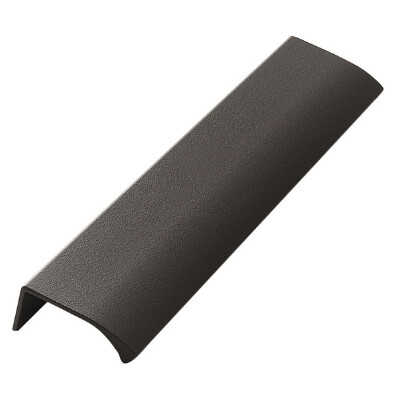 Kitchn Greb Edge Straight 40 mm Børstet sort