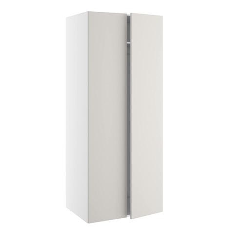 Garderobeskab, m/dobbelt låger, 1 hylde, 1 bøjlestang (leveres usamlet). H:2144 B:1000 D:580