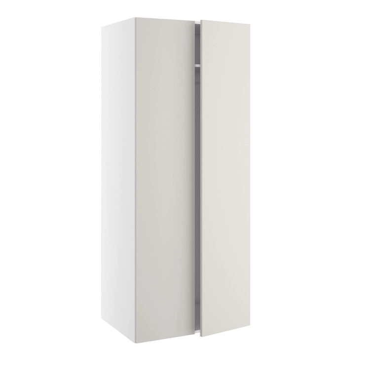 Garderobeskab, m/dobbelt låger, 1 hylde, 1 bøjlestang (leveres usamlet). H:2144 B:1000 D:580