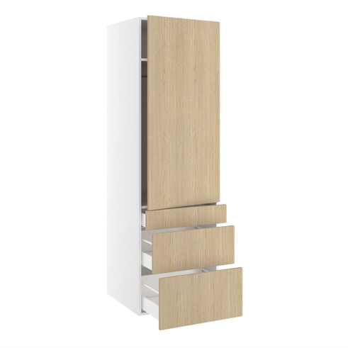 Kitchn Garderobeskab med skuffer og låge