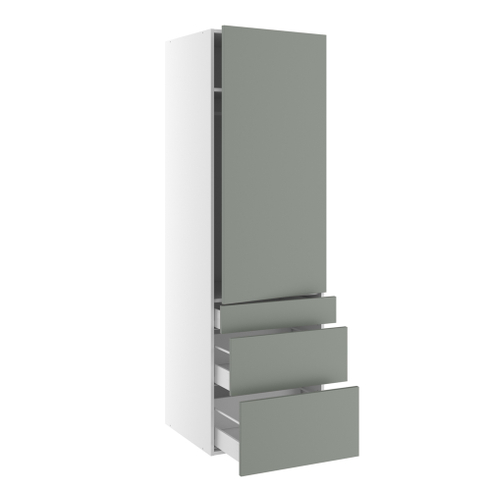 Kitchn Garderobeskab med skuffer og låge