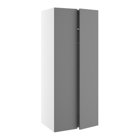 Kitchn Garderobeskab m/3 hylder 1 hattehylde, 1 mellemside og 1 bøjlestang (leveres kun usamlet) 2 låger H:1952 D:580 B:1000