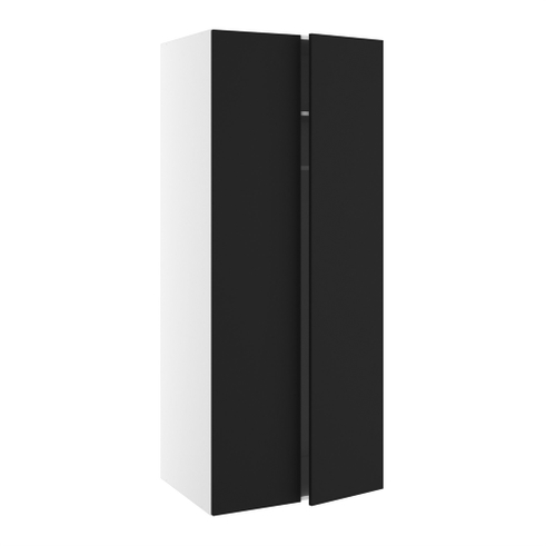 Kitchn Garderobeskab m/3 hylder 1 hattehylde, 1 mellemside og 1 bøjlestang (leveres kun usamlet) 2 låger H:1952 D:580 B:1000