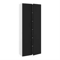 80 cm bredt højskab med 5 hylder