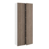 80 cm bredt højskab med 5 hylder