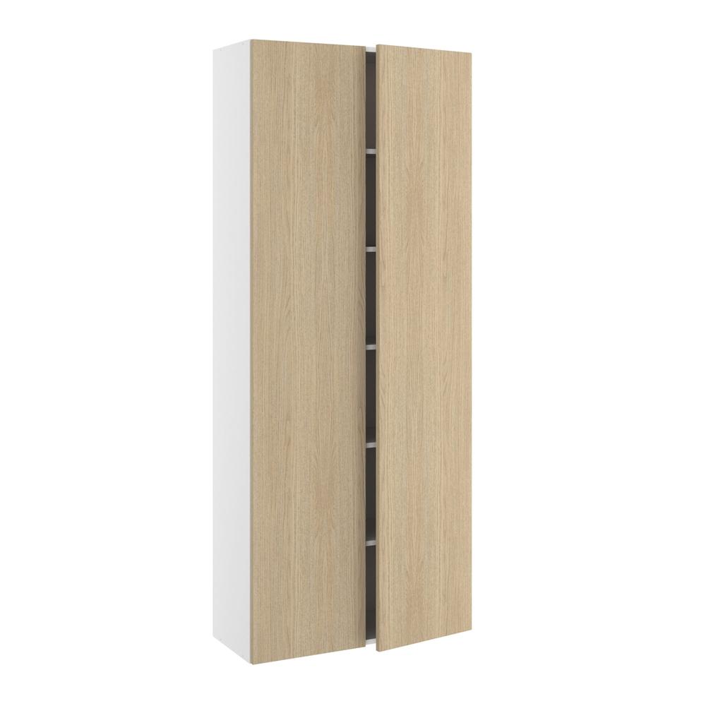 Kitchn 80 cm bredt højskab med 5 hylder
