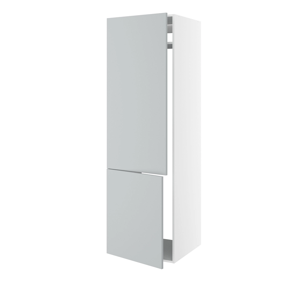 korpus for integrert kjøl/frys m/2 dører med hengselhull uten bakdeksel H:2144 D:580 B:600