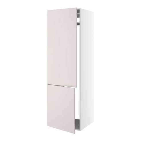Kitchn Ekstra højt højskab til integreret køl/frys med 2 låger - med hængselsboring
