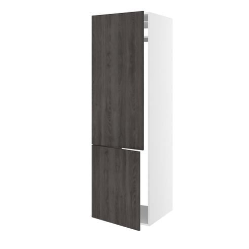 Kitchn Ekstra højt højskab til integreret køl/frys med 2 låger - med hængselsboring