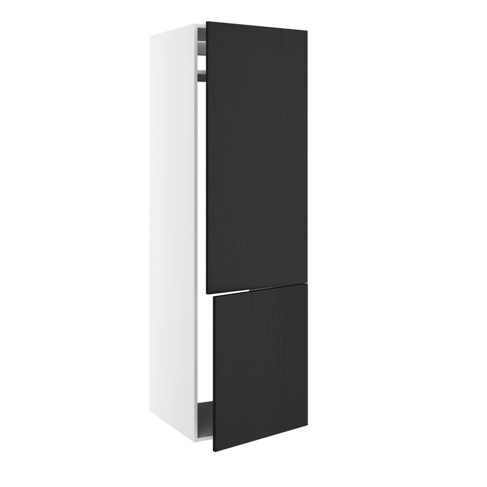 korpus for integrert kjøl/frys m/2 dører med hengselhull uten bakdeksel H:2144 D:580 B:600