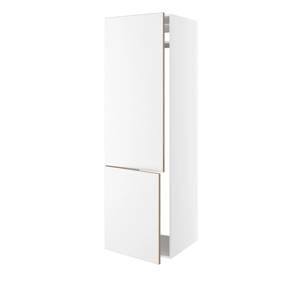 korpus for integrert kjøl/frys m/2 dører med hengselhull uten bakdeksel H:2144 D:580 B:600