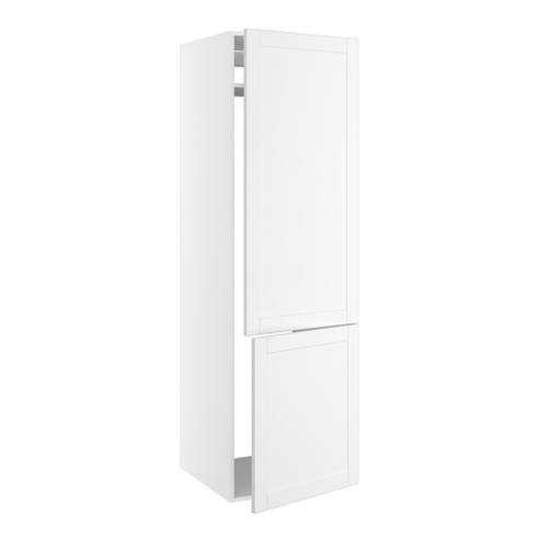 Kitchn Højskab til integreret køl/frys m/2 låger med hængselsboring uden bagbeklædning H:2144 D:580 B:600