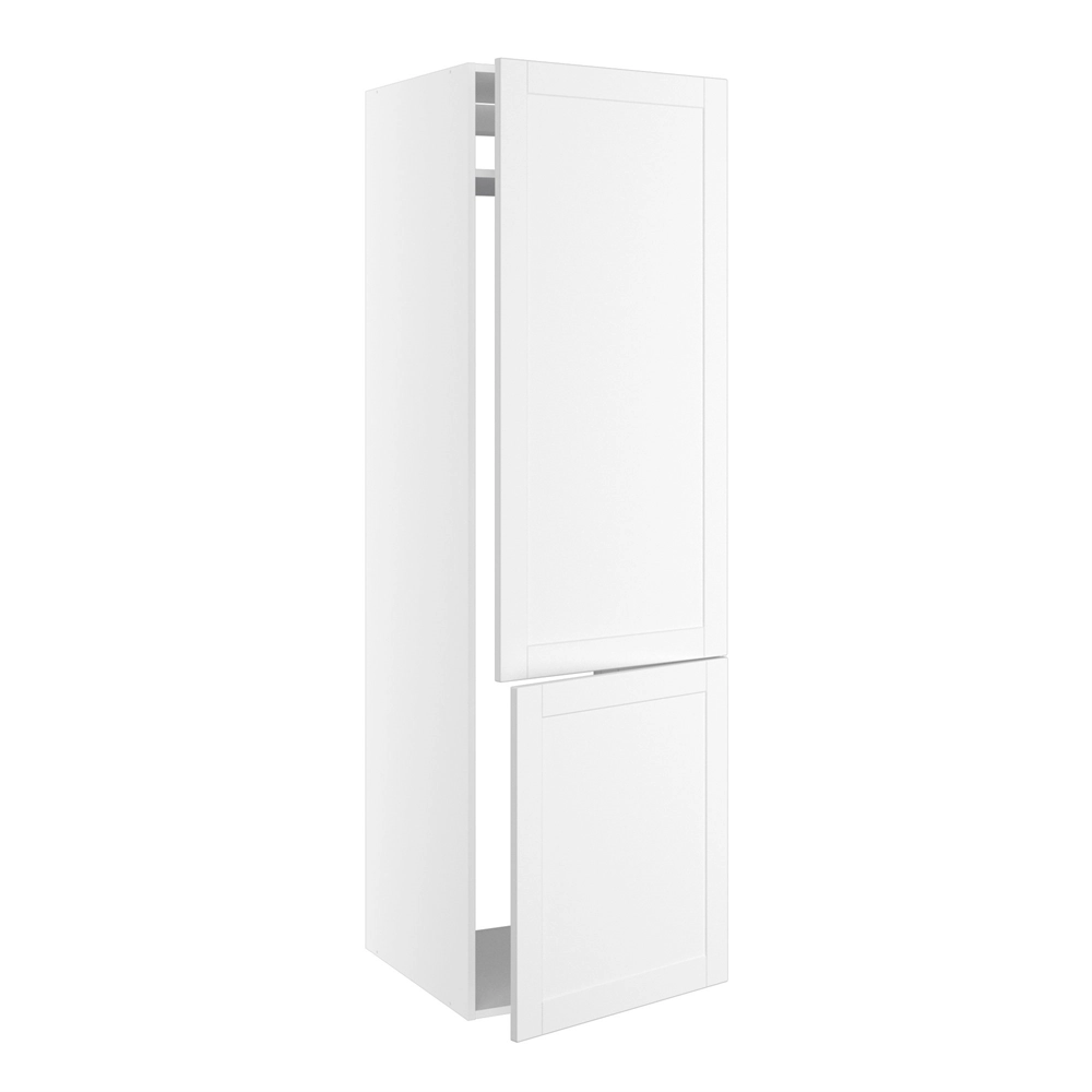 korpus for integrert kjøl/frys m/2 dører med hengselhull uten bakdeksel H:2144 D:580 B:600