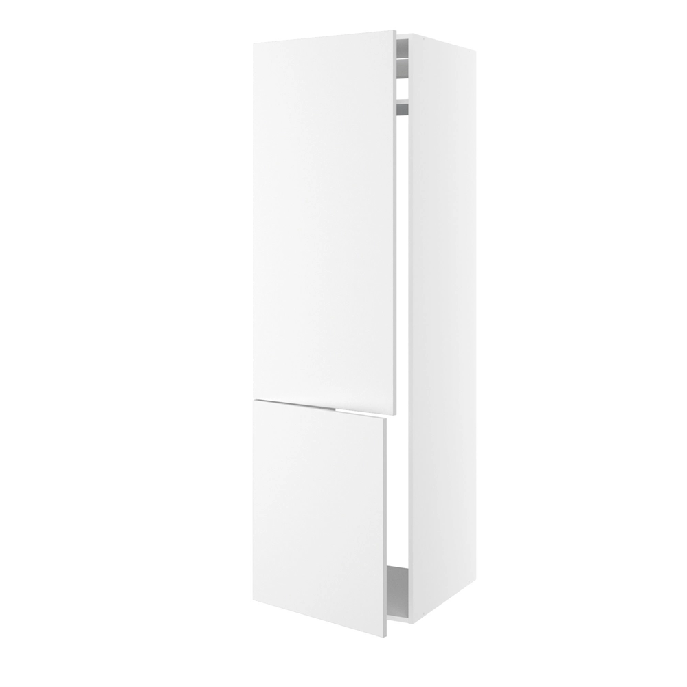korpus for integrert kjøl/frys m/2 dører med hengselhull uten bakdeksel H:2144 D:580 B:600