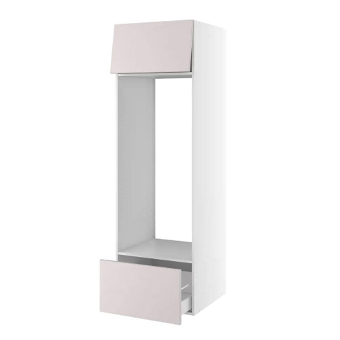 Kitchn Ekstra højt højskab til køl med toplåge og skuffe