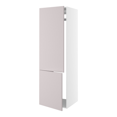 Kitchn Ekstra højt højskab til integreret køl/frys med 2 låger uden hængselsboring