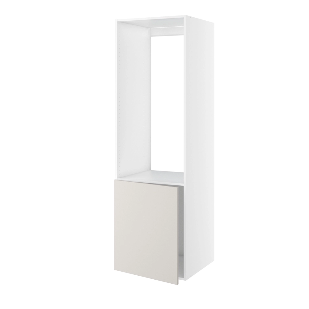 Højskab, t/køl, 700mm låge, hul: 1224mm. H:1952 B:600 D:580