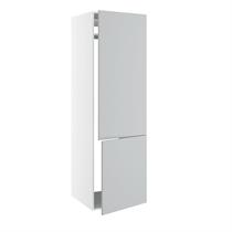 Kitchn Højskab til integreret køl/frys m/2 låger uden hængselsboring H:700 og 1244, 1 konstruktionshylde m/udluftning (uden bagbeklædning) H:1952 D:580 B:600