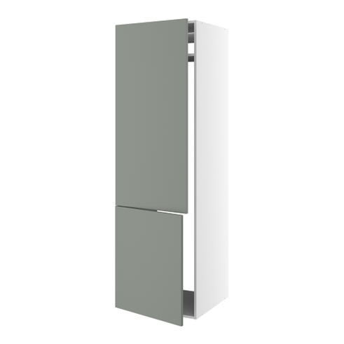 Kitchn Højskab til integreret køl/frys med 2 låger med hængselsboring