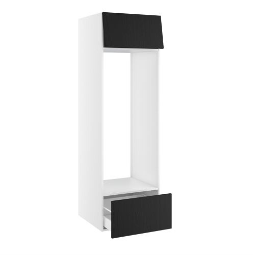 Kitchn Højskab til køl nichemål 1295x567 mm. Toplåge H:316 og skuffe H:316 H:1952 D:580 B:600