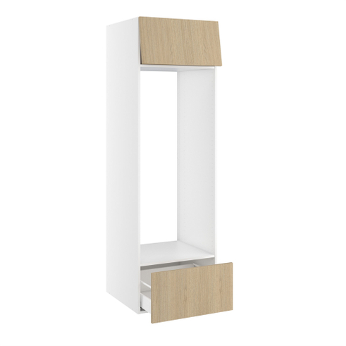 Kitchn Højskab til køl med topskab og skuffe i bunden