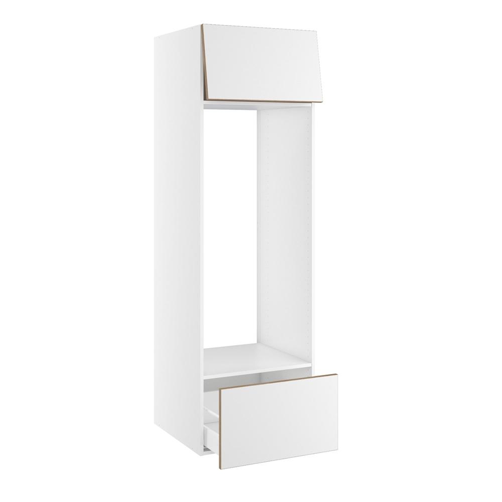 Højskab til køl nichemål 1232x567 mm. Toplåge H:348 og skuffe H:348 H:1952 D:580 B:600