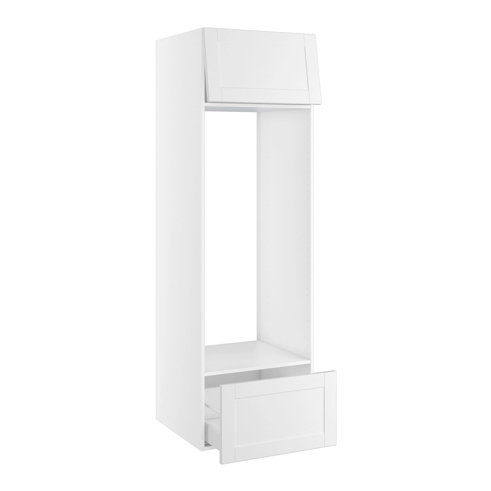 korpus for kjøleskap nisjemål 1232x567 mm. Toppdør H:348 og skuff H:348 H:1952 D:580 B:600