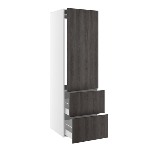 Kitchn Højskab til integreret køl med 1 låge med hængselboring og 2 skuffer