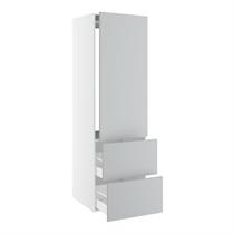 Kitchn Højskab til integreret køl nichemål 1232x567 mm. m/1 låge uden hængselsboring H:1244 og 2 skuffer H:348 H:1952 D:580 B:600