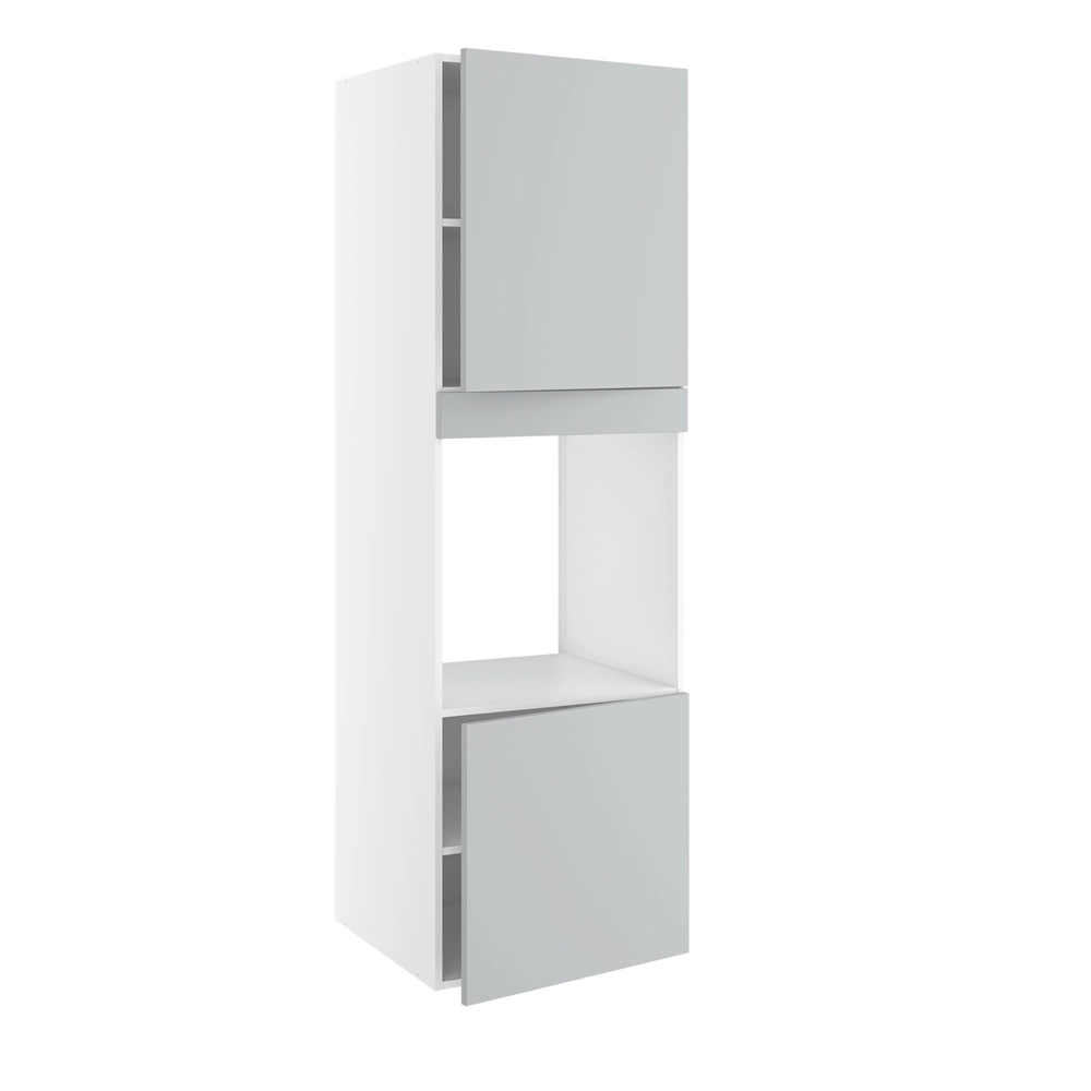 korpus for ovn/mikro nisjemål 656x567 mm. m/2 dører H:572 og 700 og dekkstykke H:1952 D:580 B:600