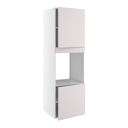 Kitchn Højskab til ovn/micro<br>med 2 låger samt blændstykke