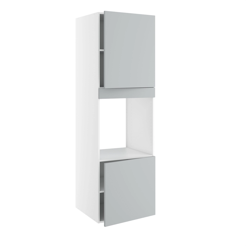 korpus for ovn/mikro nisjemål 656x567 mm. m/2 dører H:572 og 700 og dekkstykke H:1952 D:580 B:600