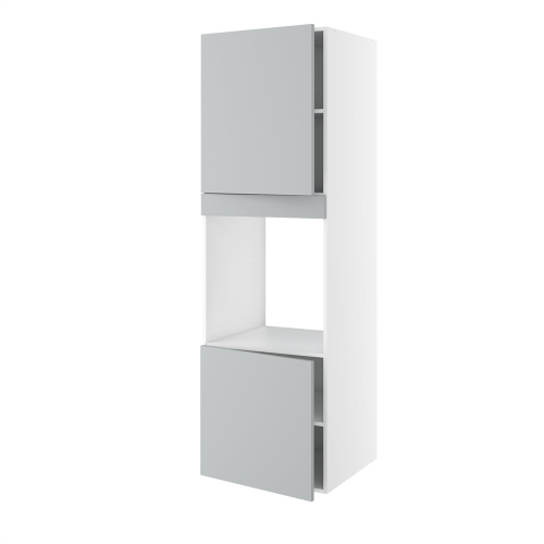 korpus for ovn/mikro nisjemål 656x567 mm. m/2 dører H:572 og 700 og dekkstykke H:1952 D:580 B:600