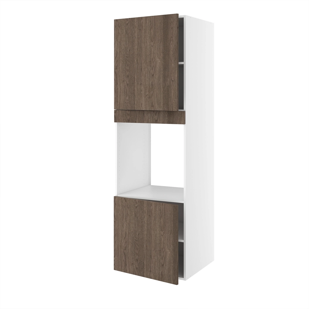 korpus for ovn/mikro nisjemål 656x567 mm. m/2 dører H:572 og 700 og dekkstykke H:1952 D:580 B:600