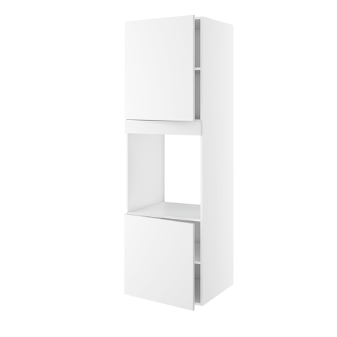 Kitchn Højskab til ovn/micro nichemål 656x567 mm. m/2 låger H:572 og 700 samt blændstykke H:1952 D:580 B:600